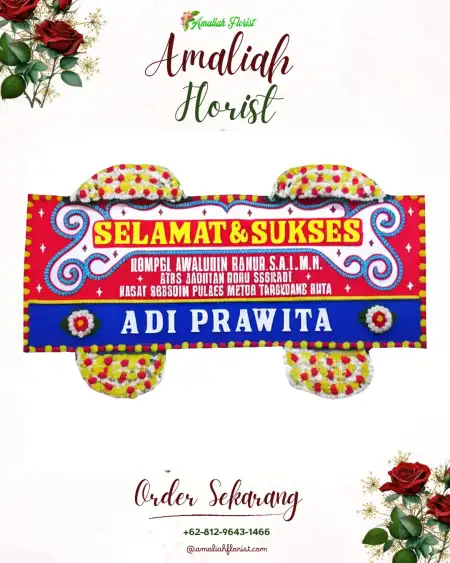 Papan Bunga Ucapan Selamat Karya Baru